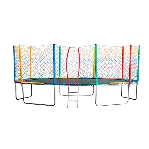 Pula Pula Cama Elástica 4,27 M Colorida 100% Nacional - Suporta 230Kg