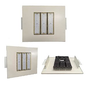 Luminária LED Posto de Combustível 150W Modular 6500K.