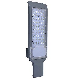 Luminaria Publica 50w Led Slim Smd Ip67 Prova Dágua bivolt.