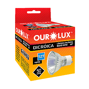 Lâmpada Dicróica GU10 50W 127V.