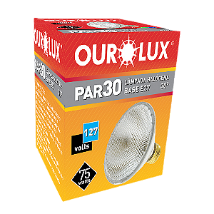 Lâmpada PAR30 75W 127V 30º Curta.