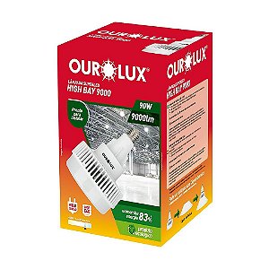 Luminária Superled Highbay V2 90W bivolt 6500K E40 9.000 lúmens.