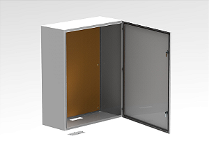 Quadro de comando com flange 1200x1000x350mm.