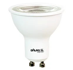 Lâmpada LED dicróica MR16 4,8W GU10 bivolt Branco Quente 2700K.