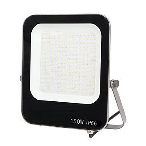 Refletor LED MAX 150W 18000 lumens 3000K branco quente SMD IP66 bivolt.