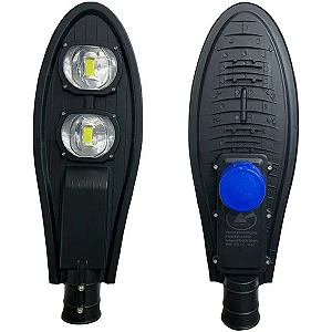 Luminária LED Pública 100W COB Sensor Fotocélula IP67 com INMETRO.