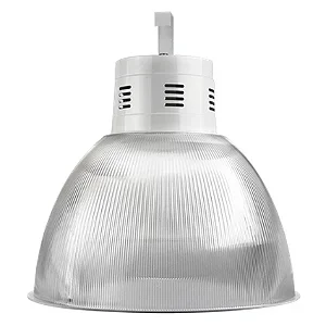 Luminária prismática com alojamento balde 22 polegadas E-27.