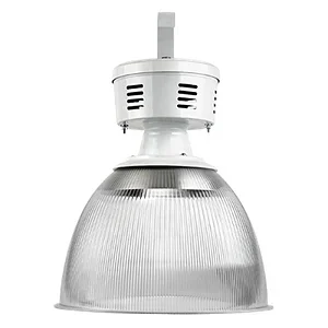 Luminária prismática com alojamento taça 16 polegadas E-27.