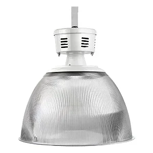 Luminária prismática com alojamento taça 22 polegadas E-40.