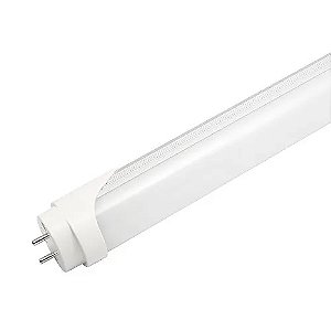 Lâmpada LED tubular leitosa 18W 4000K bivolt.
