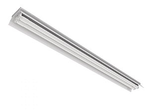 Luminária de sobrepor Gaivota para 1 lâmpada 9/10W 60cm.
