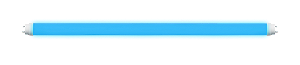 Lâmpada LED tubular Azul 9W bivolt 60cm.