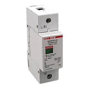Dispositivo de Proteção contra Surtos (DPS) 60KA - 100KA.