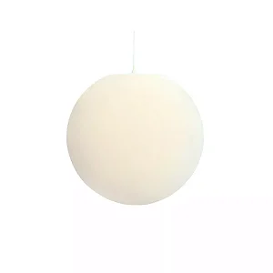 Pendente Esfera Ø31x30cm Polietileno Branco.