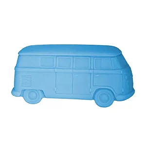 Luminária Kombi 13,5x30x12cm Polietileno Azul.