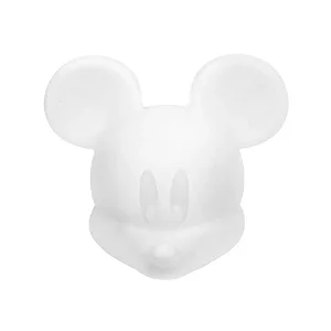Luminária Mickey 26,5x30,5x23,5cm Polietileno Branco.
