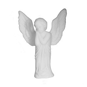 Luminária Anjo 43x32x15cm Polietileno Branco.