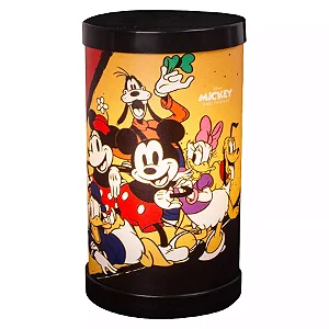 Luminária de Mesa Lumi Mickey E Turma 27xØ14,5cm Polipropileno Colorido.