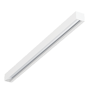 Arandela linear com iluminação assimétrica de Parede LED Retangular 3000K 36,2W Bivolt 114,3x7,3x6,5cm Alumínio Branco Fosco.