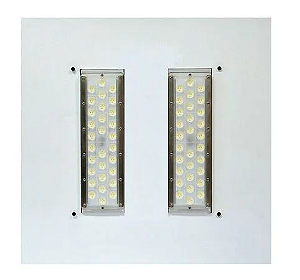 Luminária LED Posto de Combustível 100W Modular 6500K.