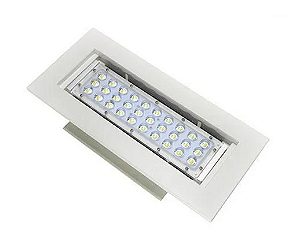 Luminária LED Posto de Combustível 50W Modular 6500K.
