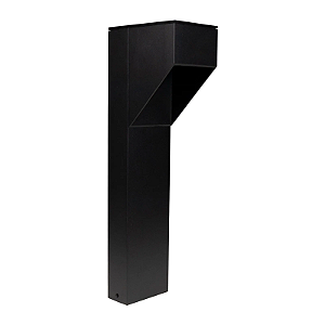 Poste Balizador 270 LED 5,5W 3000K 35cm Preto.