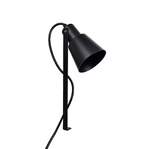 Poste Balizador de Jardim 242 30cm Para Bulbo ou Par20 Preto.