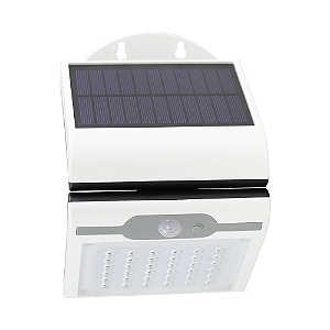 Balizador de LED Solar 36 Leds 20W 6500K Branco Frio Bivolt.
