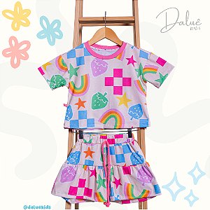 CONJUNTO BAMBOLÊ MORANGOS