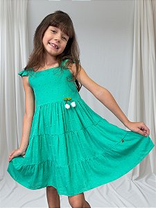 VESTIDO VERDE PIPOQUINHA