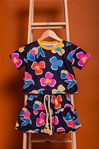 CONJUNTO BAMBOLÊ FLOR DE OUTONO