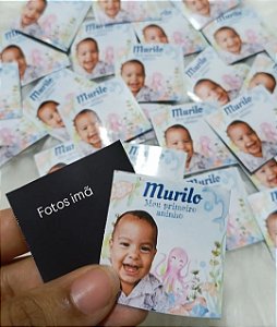 Kit. Imã personalizado 4x4 cm