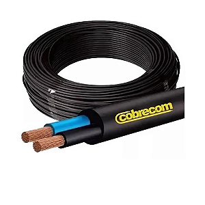 Cabo pp flex 2 X 1,5 mm  preto cobrecom
