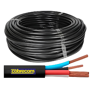 Cabo pp flex 4 X 1,5 mm  preto cobrecom