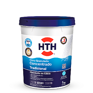 Cloro granulado de piscina tradicional 10 kg hth