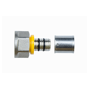 Conector fêmea para gás 20 mm X 1/2" astra