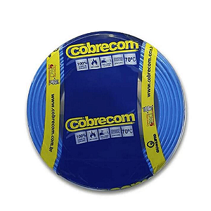 Fio flex 25,0 mm azul cobrecom