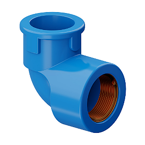 Joelho pvc azul 90 25 mm X 3/4 tigre
