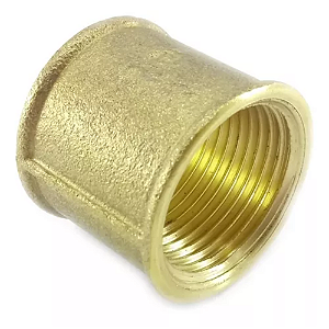 Luva latão 3/4"