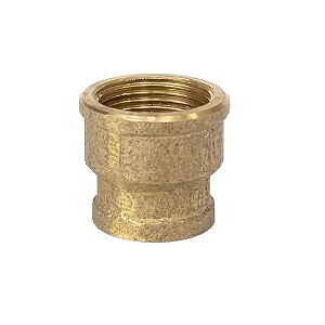 Luva redução latão 1 X 3/4"