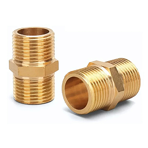 Niple latão 3/4"
