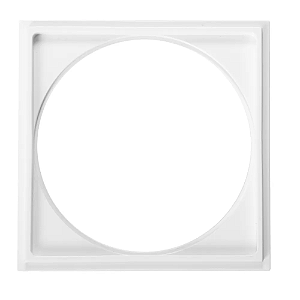 Porta grelha quadrado branco 15 cm astra