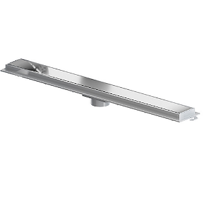 Grelha de ralo linear inox 70 cm tigre