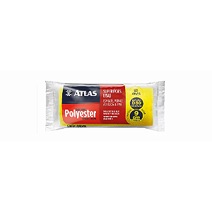 Rolo de pintura de espuma amarelo 9 cm atlas