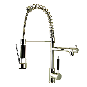 Misturador monocomando para cozinha gourmet kimetais