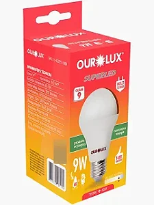 LAMPADA SUPERLED 9W OUROLUX