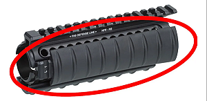 Protetor de Trilho Picatinny para Airsoft Trilho 20 / 22mm T4 M4 Armas