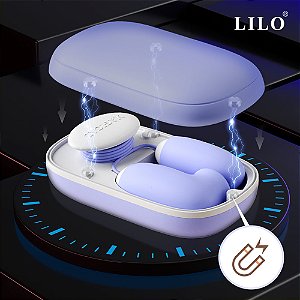 CÁPSULA VIBRATÓRIA COM CONTROLE E FORMATO DE BOX