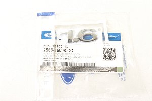 Emblema '1.6' Da Tampa Traseira Ford Fiesta Ka New Fiesta