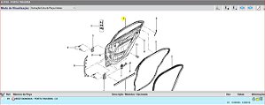 Porta Traseira Direita Ford Fusion 2006/2012 Be5z5424630a